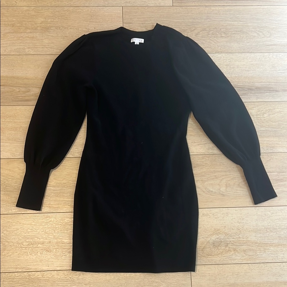 Elegant Black long sleeve Dress